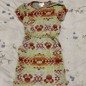 LuLaRoe Disney Minnie Mouse Mae Dress size 10